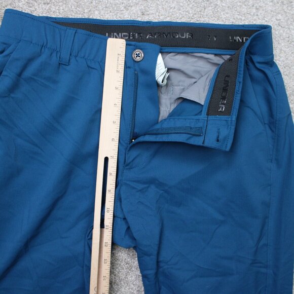 Under Armour Pants Mens 34x32 Blue UA Showdown Golf Stretch Straight Leg - Picture 8 of 13